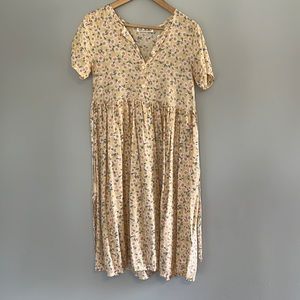 Vintage Summer Floral Dress